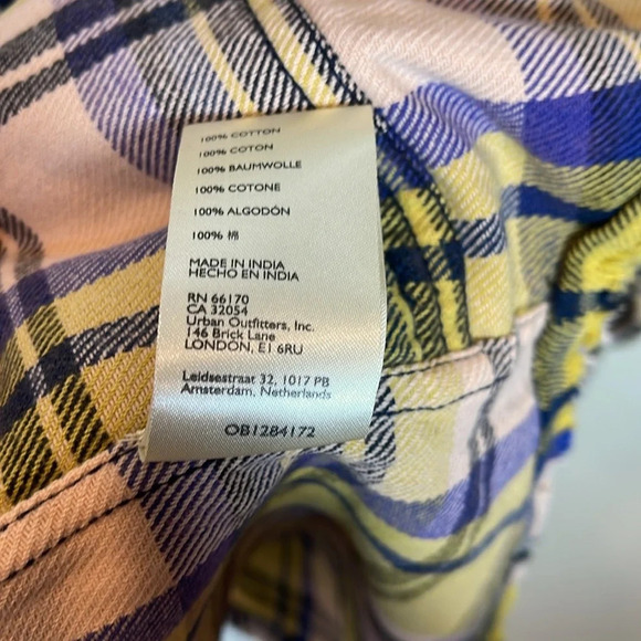We The Free Summer Daydream Plaid Button down size medium - Picture 6 of 9